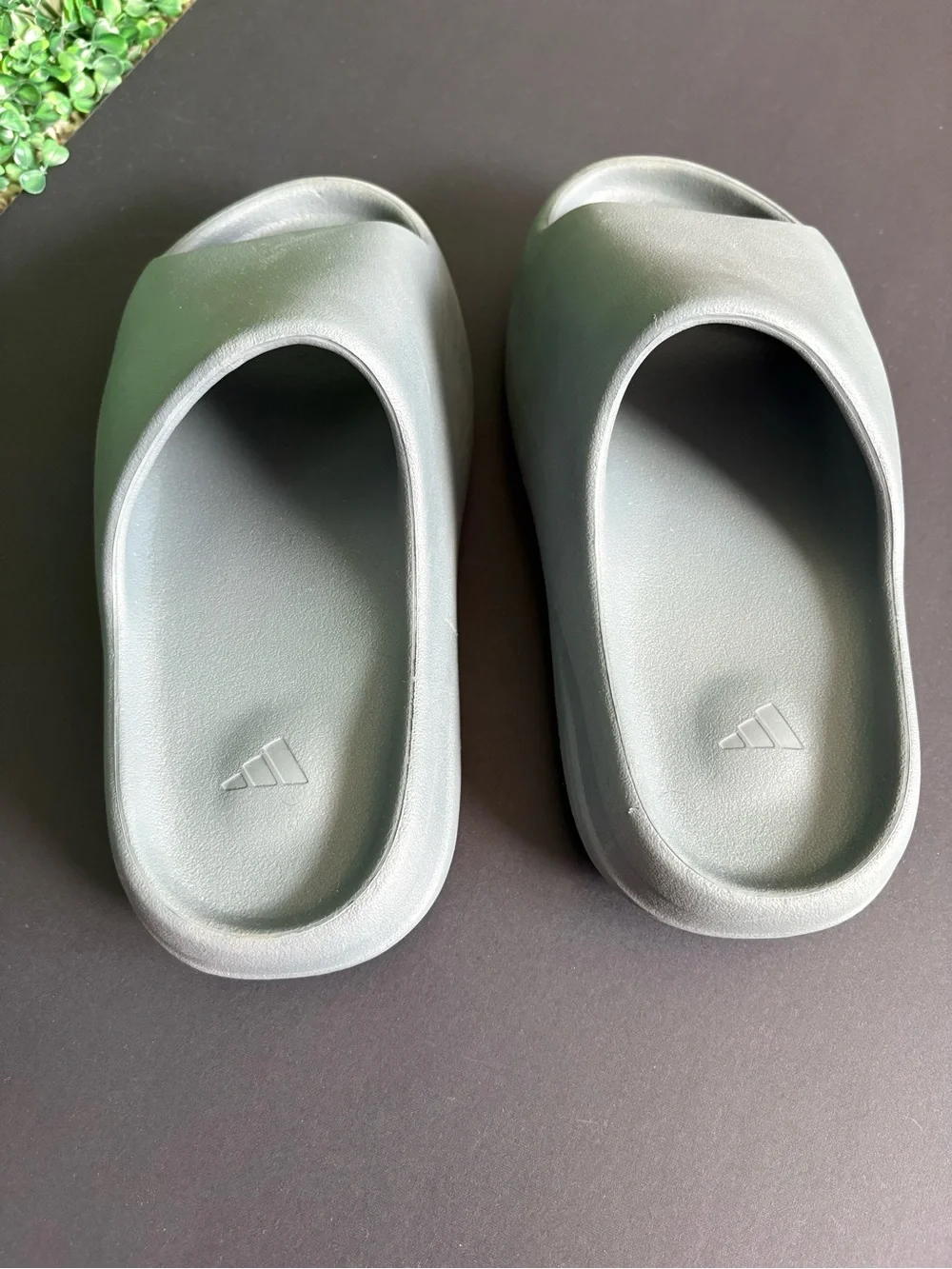 Yeezy Men's Slide Sandals in gray